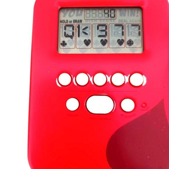 2008 Radica Lighted Poker Electronic Handheld Pocket Game Tested - Picture 2 of 7